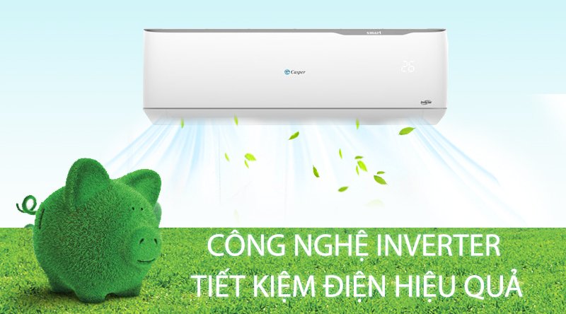 Máy lạnh 2 chiều Casper Inverter 1.5 HP GH-12TL32-Hiệu quả tiết kiệm điện cao nhờ công nghệ Inverter