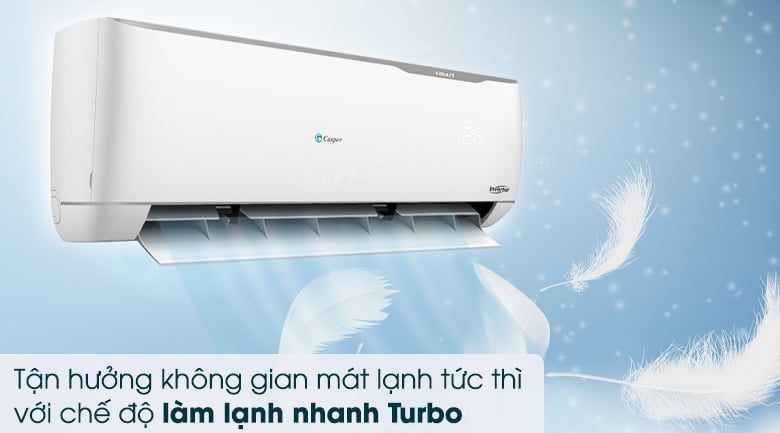 Máy lạnh 2 chiều Casper Inverter 1 HP GH-09TL32 - Turbo