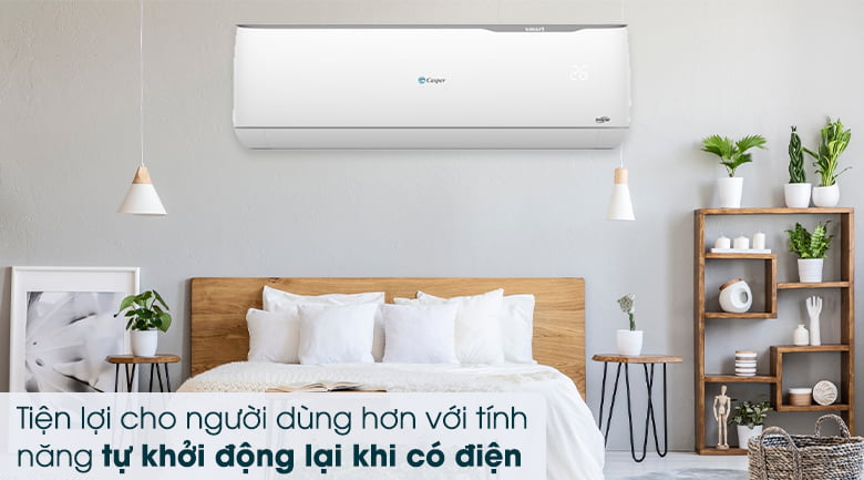 Máy lạnh 2 chiều Casper GH-09TL32 - Tự khởi động lại khi có điện