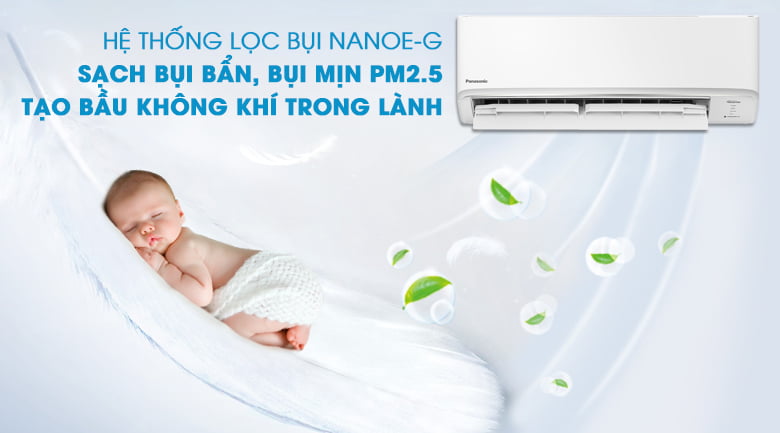 Bầu không khí trong lành, sạch bụi bẩn, bụi mịn PM2.5 cùng công nghệ Nanoe-G