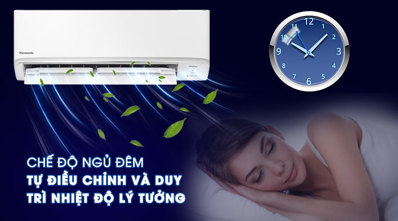 Máy lạnh 2 chiều Panasonic Inverter 1 HP CU/CS-YZ9WKH-8-Linh hoạt điều chỉnh nhiệt độ cùng chế độ ngủ đêm