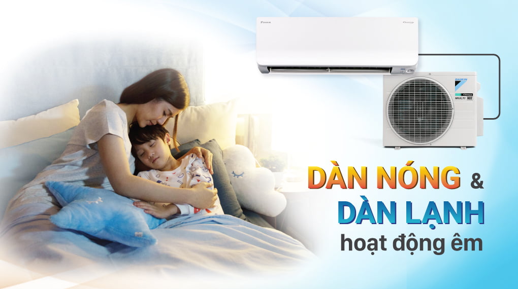 Máy lạnh Daikin FTKA25VMVMV - Hoạt động êm